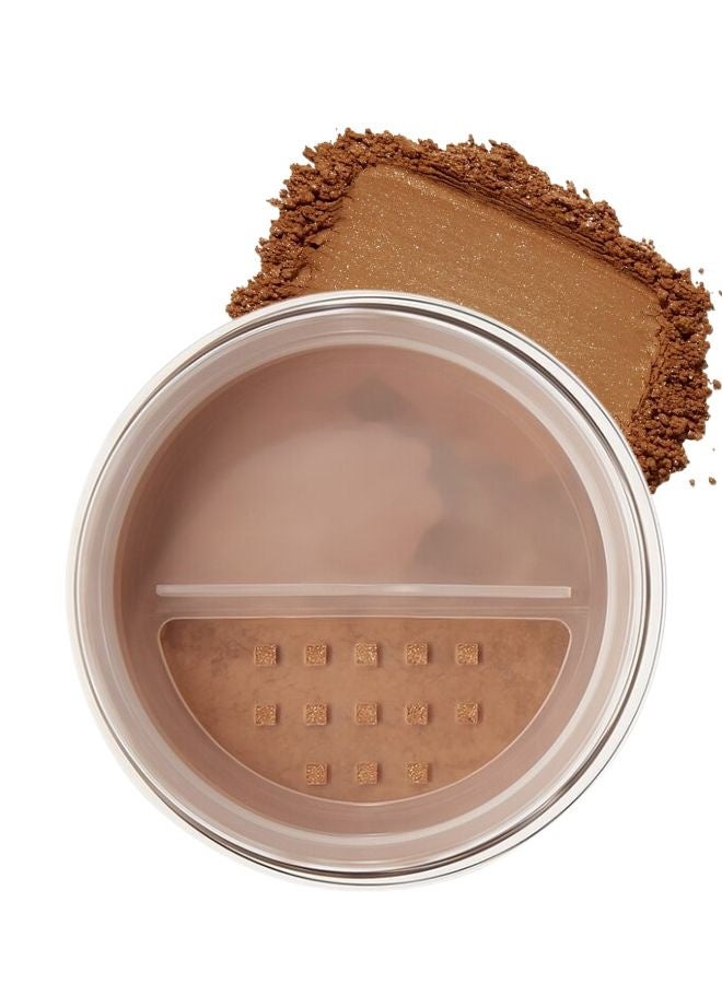 elf e.l.f. Halo Glow Setting Loose Powder – Deep (for Medium-Dark to Deep Skin Tones), 0.24 oz / 6.8 g - Image 1